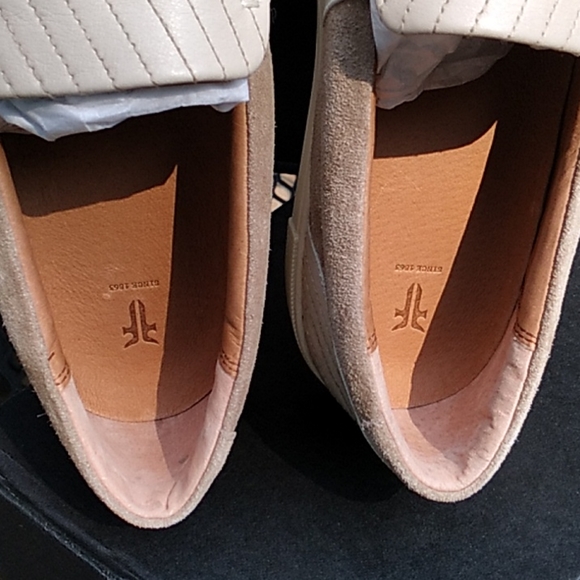 NIB Women's Frye Ivy Stitch off white shoes sz 10 - Picture 6 of 10